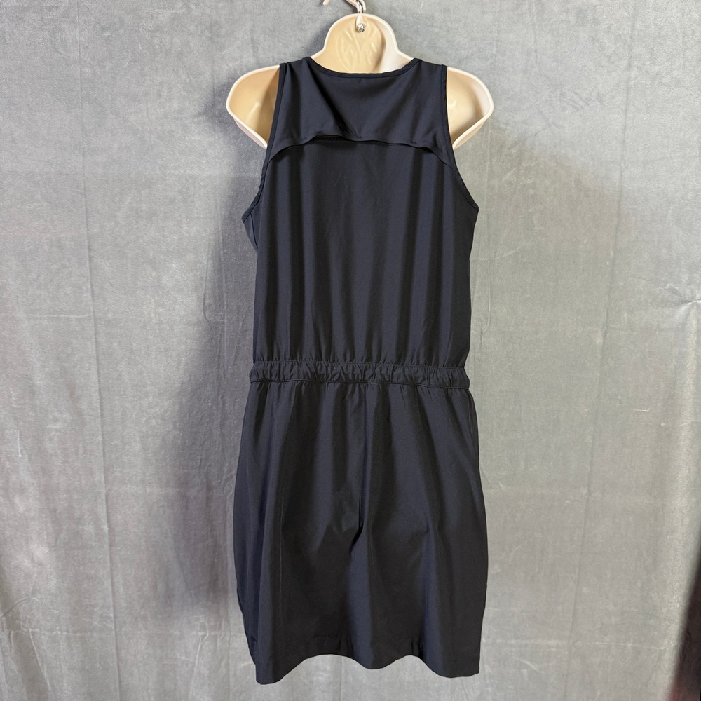 Athleta Expedition Skort Mini Dress Black Sleeveless Half Zip Active Womens 10 - Picture 4 of 16
